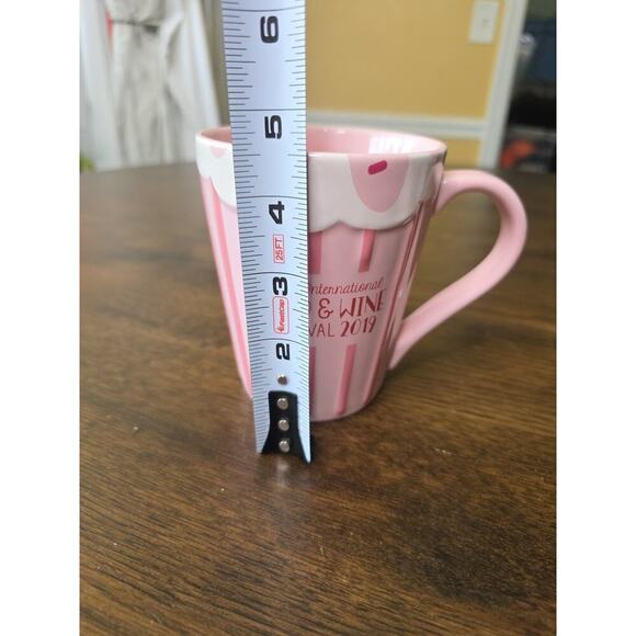 Disney Epcot Food & Wine Festival Pink Cupcake Mug 2019 Mickey Ears Mug NEW - Picture 11 of 16